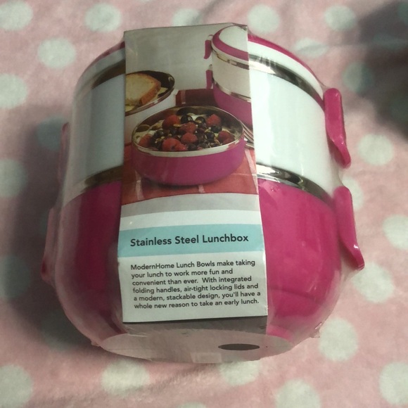 2-Tier Stainless Steel Lunchbox - Picture 3 of 4